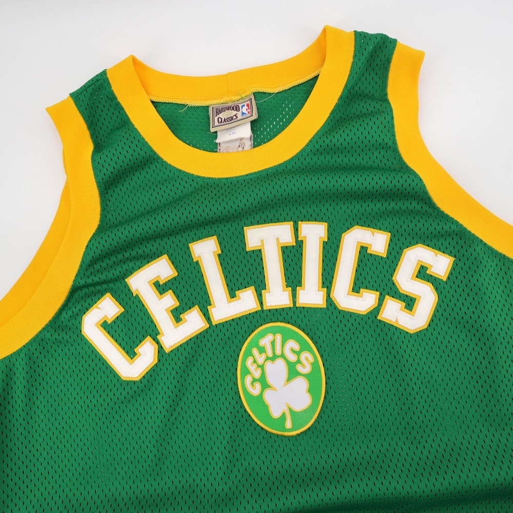 Vintage Majestic Hardwood Classics Celtics Jersey Green USAMens XXL
